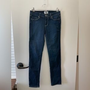 Paige dark wash skyline skinny jeans